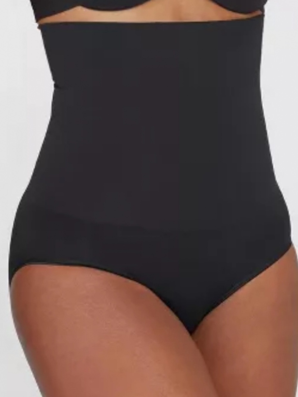 Shaping High-Waist Panty Size Large In Black ASSETS By Spanx Shapewear 10128R
